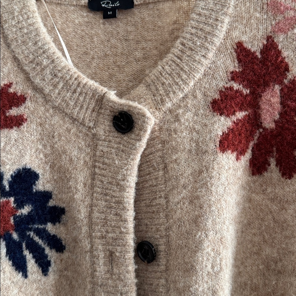 Rails cardigan with flowers - Picture 2 of 5
